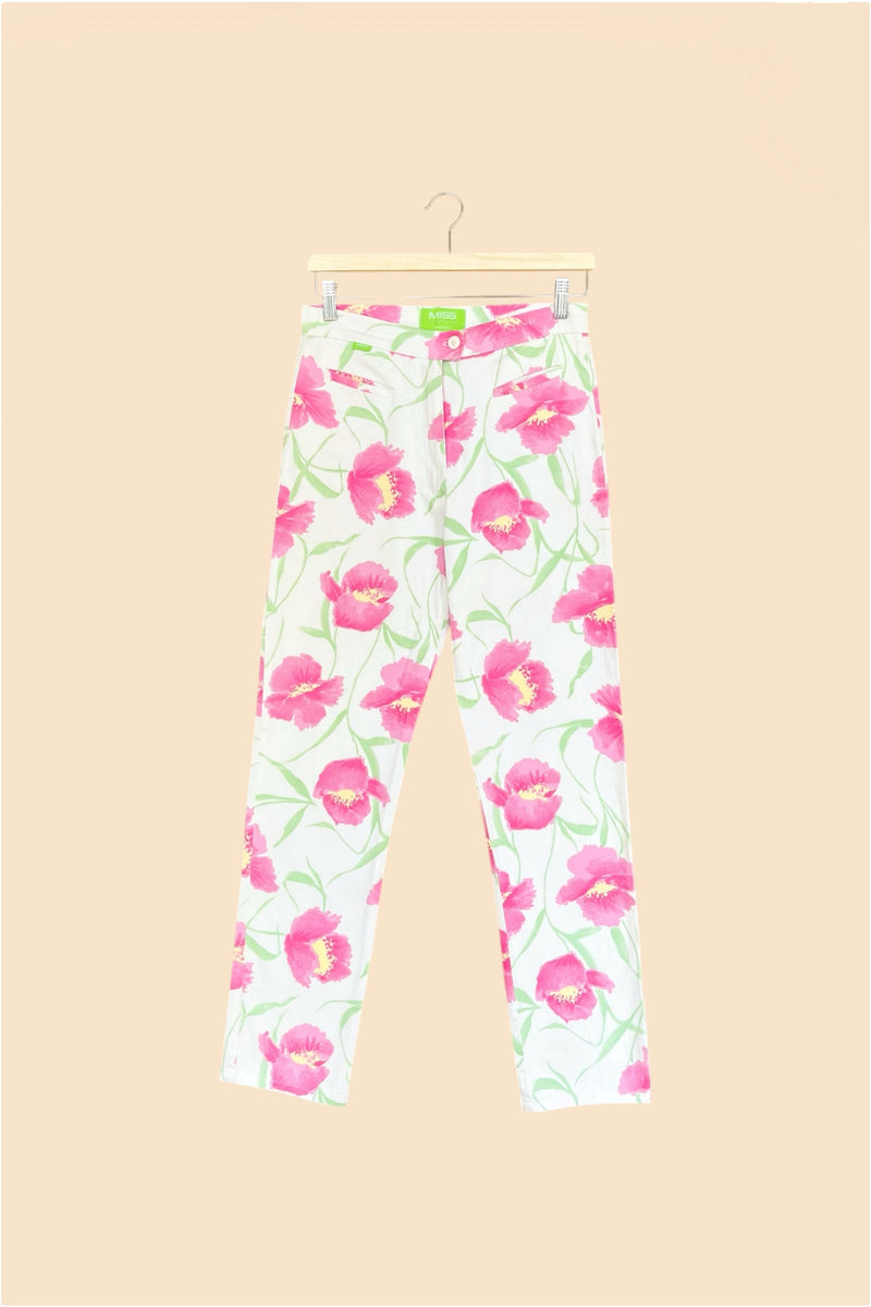 Pantalon fleuri