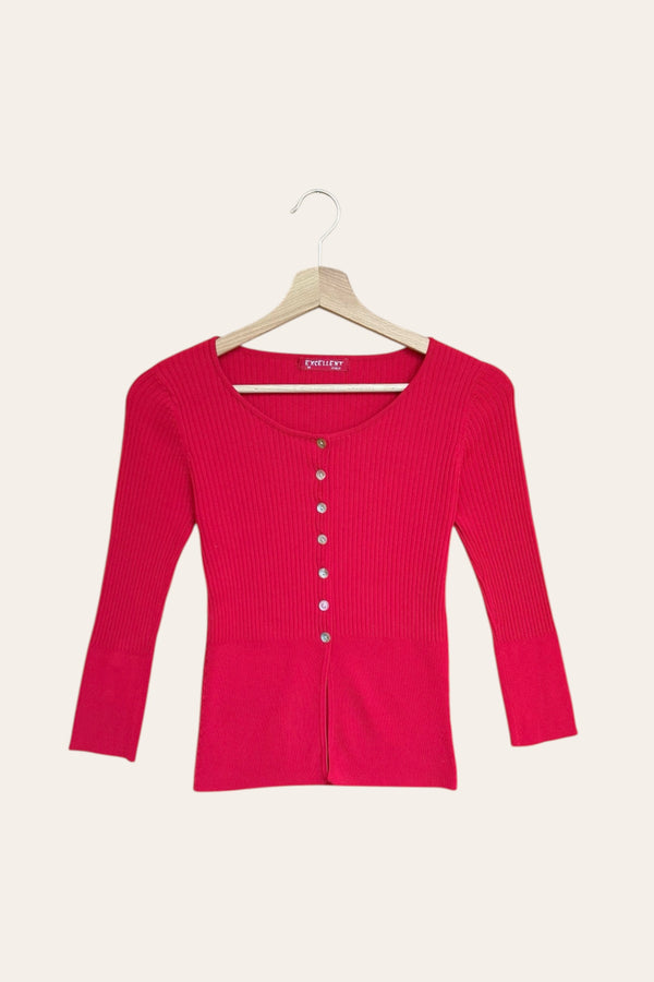 Cardigan rouge