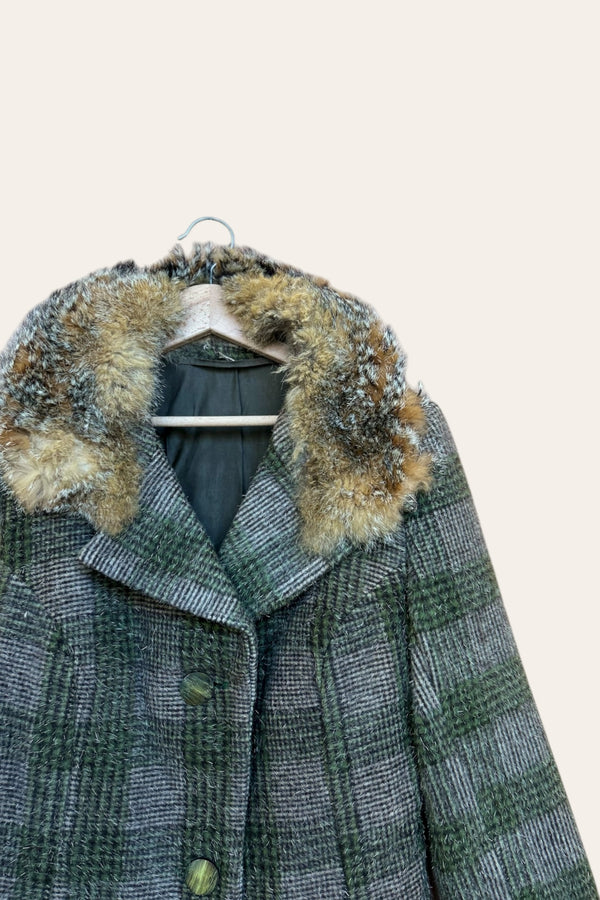 Manteau à grand col