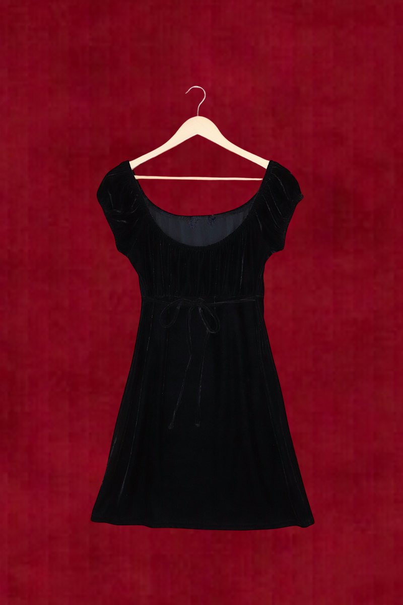 Petite robe noire velours