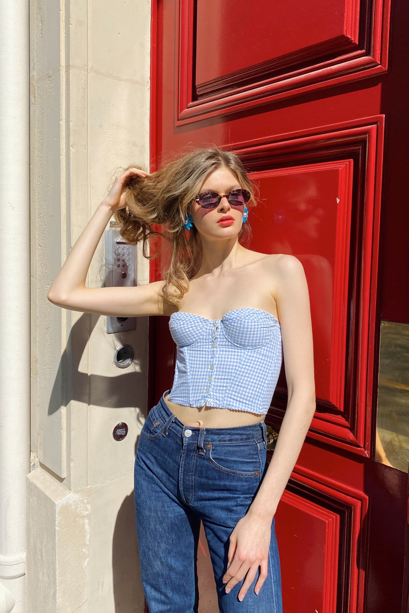 Vintage Taylor Taille 8 Bleu Boutonné Plissé Robe Doublée Vintage Taylor Taille 8 Bleu Boutonné Plissé Robe Doublée